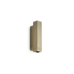 Απλίκα LOOK LED AP2 SQUARE D30 H150 ON-OFF Ορείχαλκος 3000K Ideal Lux 370712