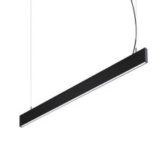 Γραμμικό Σύστημα Φωτισμού STEEL SP1 D20 MONO-EMISSION WIDE 3000K Μαύρο Ideal Lux 367590