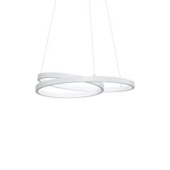 Κρεμαστό Φωτιστικό OZ SP D040 ON-OFF Λευκό 3000K Ideal Lux 352435