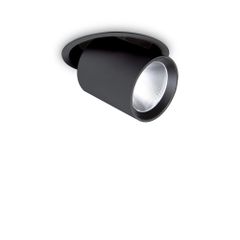 Χωνευτό Φωτιστικό NOVA FI 20W 3000K Μαύρο Ideal Lux 364438