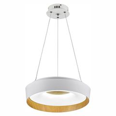 ΠΛΑΦΟΝΙΕΡΑ/ΚΡΕΜΑΣΤΟ LED CCT 28W 3000K | 4000K | 6000K ΛΕΥΚΟ-ΞΥΛΟ Spotlight 3336
