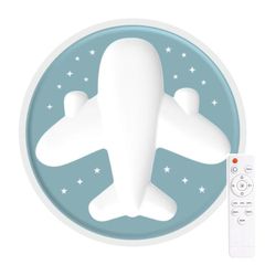 ΠΛΑΦΟΝΙΕΡΑ ΟΡΟΦΗΣ LED ΠΑΙΔΙΚΟ ΑΕΡΟΠΛΑΝΟ CCT 2*24W 3000K | 4000K | 6000K Spotlight 6956