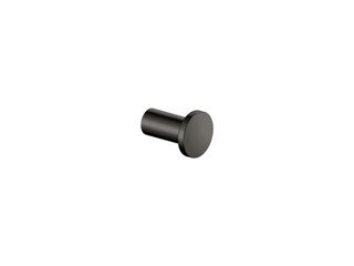Sanco Bath Robe Hook & Door Stop Μονό Άγγιστρο PVD gun metal γυαλιστερό 00671-PVD-05PL