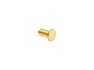 Sanco Bath Robe Hook & Door Stop Μονό Άγγιστρο PVD χρυσό ορείχαλκο βουρτσιστό 00671-PVD-02BR