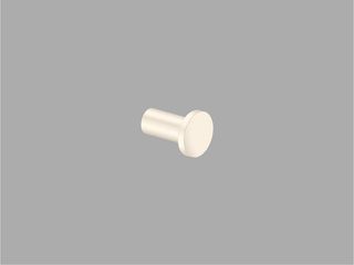 Sanco Bath Robe Hook & Door Stop Μονό Άγκιστρο Μπεζ ματ 00671-Μ102