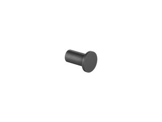 Sanco Bath Robe Hook & Door Stop Μονό Άγκιστρο Σκούρο γραφίτη 00671-122