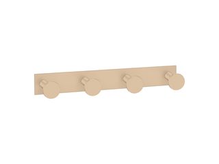 Sanco Bath Robe Hook & Door Stop Τετραπλό άγκιστρο Μόκα ματ 00684-M103