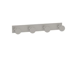 Sanco Bath Robe Hook & Door Stop Τετραπλό άγκιστρο Γκρι τσιμέντου ματ 00684-M104