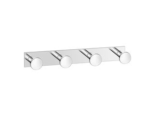Sanco Bath Robe Hook & Door Stop Τετραπλό άγκιστρο Χρώμιο 00684-Α03