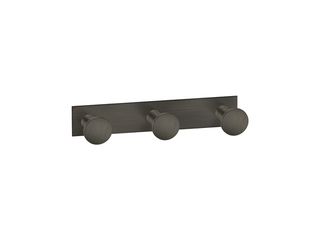Sanco Bath Robe Hook & Door Stop Τριπλό Άγκιστρο Σκούρο μπρονζέ ματ 00683-DM25