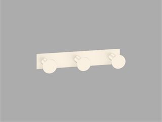Sanco Bath Robe Hook & Door Stop Τριπλό Άγκιστρο Μπεζ ματ 00683-Μ102