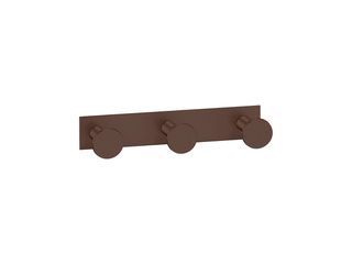 Sanco Bath Robe Hook & Door Stop Τριπλό Άγκιστρο Wenge ανάγλυφο 00683-Α75