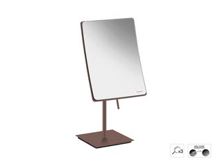 Sanco Cosmetic mirrors Μεγεθυντικός καθρέπτης x3 Wenge ανάγλυφο MR-303-Α75