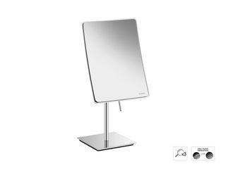 Sanco Cosmetic mirrors Μεγεθυντικός καθρέπτης x3 Χρώμιο MR-303-Α03