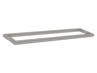 Sanco Glass Door Accessories Διπλή Λαβή / Πετσετοθήκη Γκρι τσιμέντου ματ SET-GL0715-M104