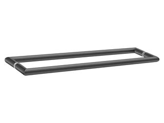 Sanco Glass Door Accessories Διπλή Λαβή / Πετσετοθήκη Σκούρο γραφίτη SET-GL0715-122