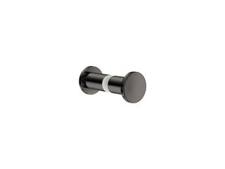 Sanco Glass Door Accessories Διπλό Πόμολο / Άγκιστρο PVD gun metal γυαλιστερό SET-GL0670-PVD-05PL