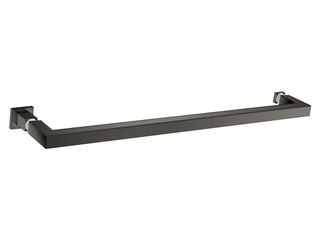 Sanco Glass Door Accessories Λαβή / Πετσετοθήκη PVD gun metal γυαλιστερό GL0723-PVD-05PL