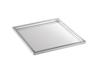 Sanco Hotel Amenities Coffee Tray Χρώμιο 00137-Α03