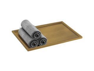 Sanco Hotel Amenities Guest Towel Tray Μπρονζέ ματ 00136-Μ25