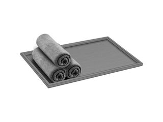 Sanco Hotel Amenities Guest Towel Tray PVD gun metal βουρτσιστό 00136-PVD-05BR