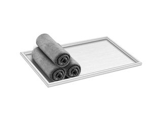 Sanco Hotel Amenities Guest Towel Tray PVD νίκελ ατσάλι 00136-PVD-11BR