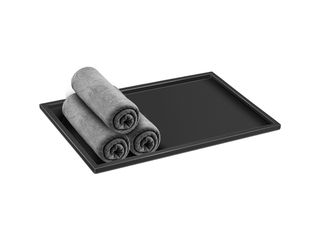 Sanco Hotel Amenities Guest Towel Tray Μαύρο ματ 00136-Μ116