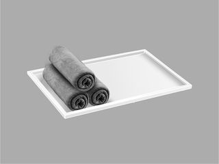 Sanco Hotel Amenities Guest Towel Tray Λευκό ματ 00136-Μ101