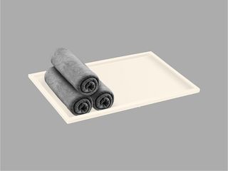 Sanco Hotel Amenities Guest Towel Tray Μπεζ ματ 00136-Μ102