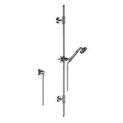 Horus Zéphyr Classic Collection - Wall Shower Set with Rail, Flexible Hose and Handspray - Matt Black 16.532-NO