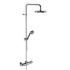Horus Zéphyr Classic Collection - Complete Exposed Thermostatic Wall Shower Set - Ice White 16.797-BI