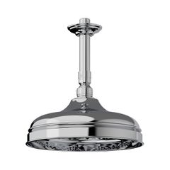 Horus Ascott Classic Collection - Anti-scale Nozzles Shower Head Diam. 220 Mm with Arm - Ceiling Installation - Matt Nickel 00.510-NM