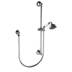 Horus Ascott Classic Collection - Wall Shower Set with Rail, Flexible Hose and Handspray - Chrome 62.532-CH