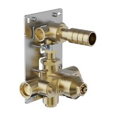 Horus Ascott Classic Collection - Concealed Thermostatic Mixing Valve with 1 Control / Diverter - Private: Technical Basic Raw Materials 92.593-BT