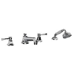 Horus Ascott Classic Collection - 4 Hole Deck Bath/ Shower Set - Chrome 65.466-CH
