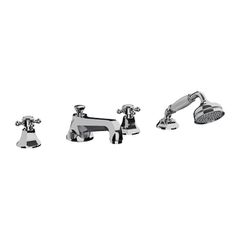 Horus Ascott Classic Collection - 4 Hole Deck Bath/ Shower Set - Polished Nickel 62.466-NB