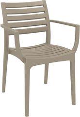 ARTEMIS TAUPE ΠΟΛΥΘΡΟΝΑ ΠΟΛ/ΝΙΟΥ 58X58X83.5εκ.