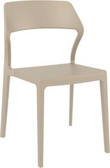 SNOW TAUPE ΚΑΡΕΚΛΑ ΠΟΛ/ΝΙΟΥ 52X56X83εκ.