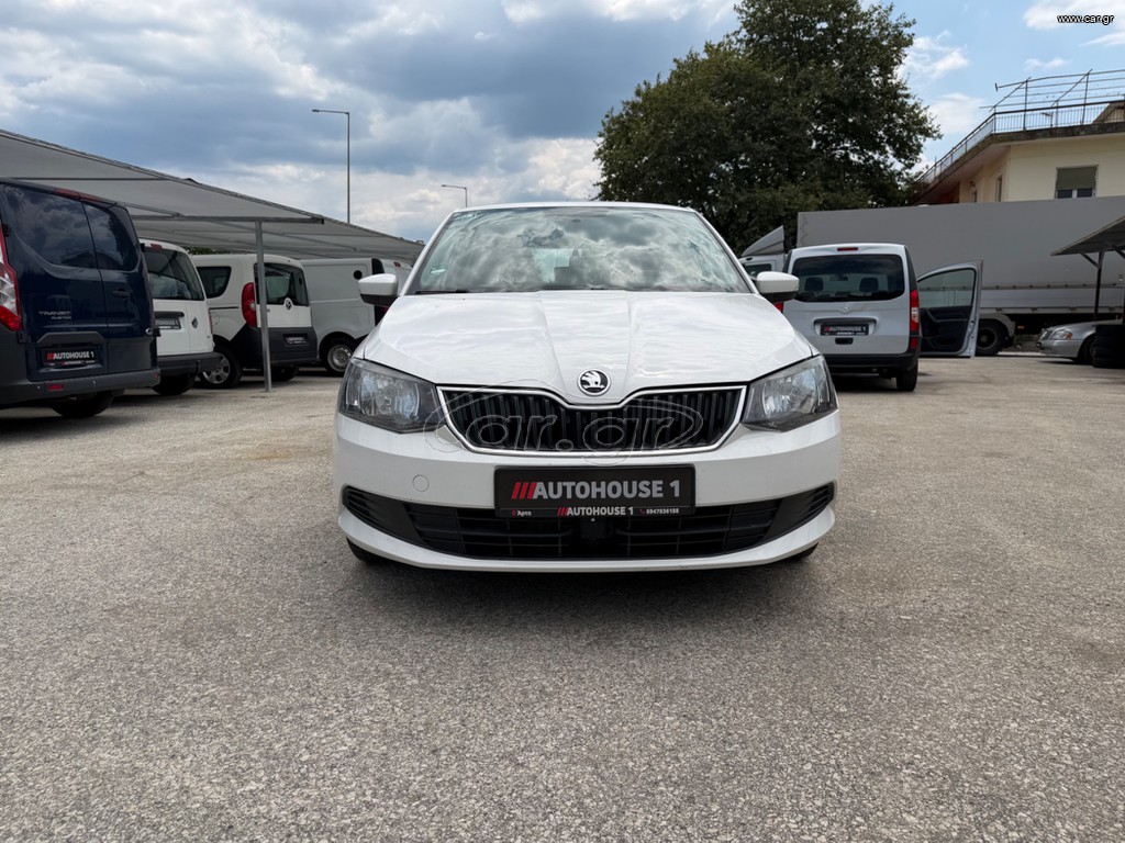 Skoda Fabia 2015 1.4 TDI 90HP euro6,μηδενικά τέλη cruise control,clima κλπ