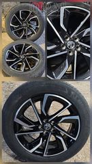 ΖΑΝΤΕΣ ΑΛΟΥΜΙΝΙΟΥ 17" 5x100 ΜΕ ΛΑΣΤΙΧΑ 215/55/17 (4ΑΔΑ Η ΜΕΜΟΝΩΜΕΝΑ) | MG ZS MK2, ZS EV, MG3 | VOLKSWAGEN - SKODA - SEAT - AUDI | 10598024 | ΓΝΗΣΙΕΣ ΟΕΜ ΜΕΤΑΧΕΙΡΙΣΜΕΝΕΣ