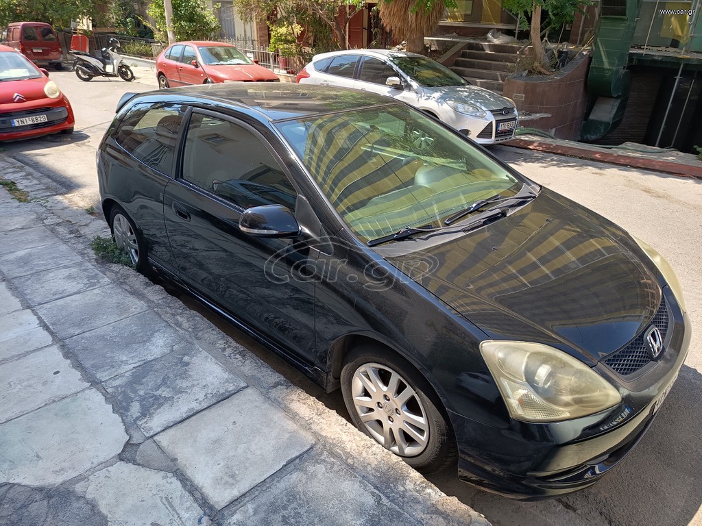 Honda Civic 2004 VTEC 125 PS ατρακαριστο γνησια χιλιομετρα ελληνικο