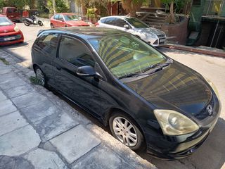 Honda Civic 2004 VTEC 125 PS ατρακαριστο γνησια χιλιομετρα ελληνικο