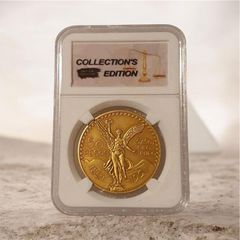24K Gold Plated 50 Pesos 1821-1921 Αναμνηστικό Επετειακό Κέρμα