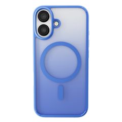 Puro Gradient MagSafe Silicone Case for iPhone 16 - Blue-thumb-4