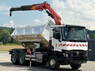 Γερανοί - Φορτηγά Με Γερανό Renault 2016 C 380 * FASSI F175A.0.22 + ΤΗΛΕΧΕΙΡΙΣΤΗΡΙΟ * 6x4-thumb-3