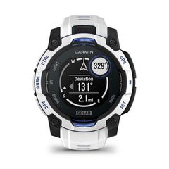 Garmin Instinct 3 Solar watch, 45mm, white-thumb-3