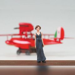Porco Rosso Savoia S.21F ver.2 Seaplane model kit + Gina figure