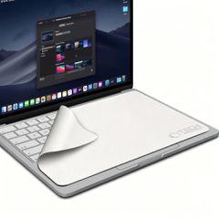 Tech-Protect Polishing Cloth Microfiber Screen Cloth for Laptop 15-16" - Gray