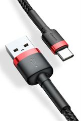 Baseus Cafule USB cable 2 m USB A USB C Black, Red-thumb-3