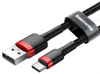 Baseus Cafule USB cable 2 m USB A USB C Black, Red-thumb-4